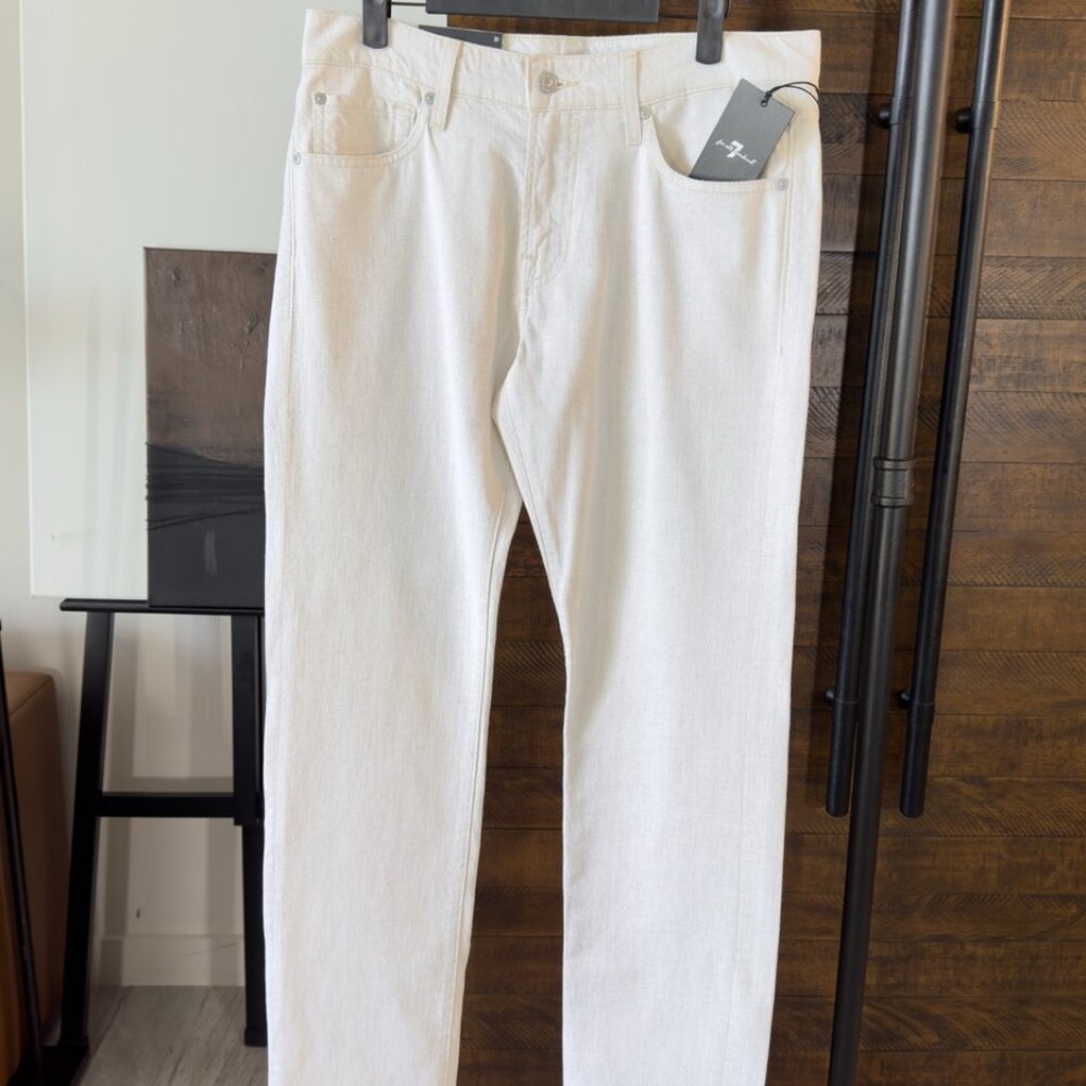7 for all Mankind Slimmy Jeans - White - Size 31